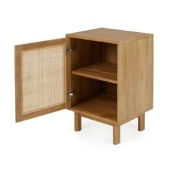 Indi 1 Door Bedside Table, Mango Wood 13 Indi 1 Door Bedside Table, Mango Wood -Habitat Store 30727644 alt03