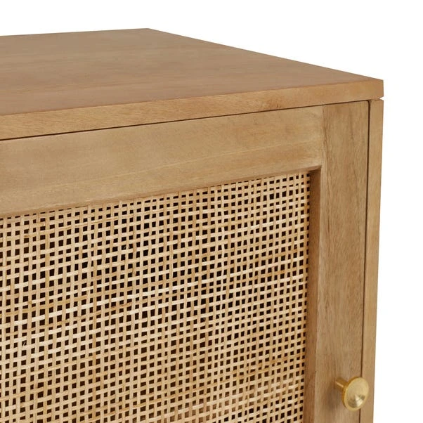 Indi 1 Door Bedside Table, Mango Wood 7 Indi 1 Door Bedside Table, Mango Wood - Image 5