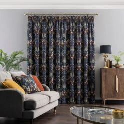 Havisham Pencil Pleat Curtains -Habitat Store 30729251 alt04
