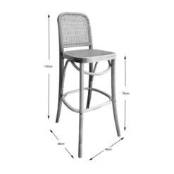 Tulle Bar Height Stool -Habitat Store 30729481 alt09