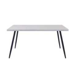 Zuri 6 Seater Rectangular Dining Table, Grey Concrete Effect -Habitat Store 30729550 alt01