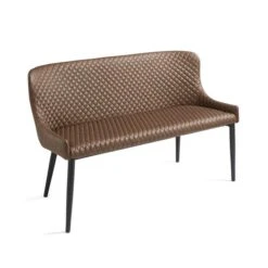 Montreal 2 Seater Dining Bench, Faux Leather, 133cm -Habitat Store 30730076 alt03