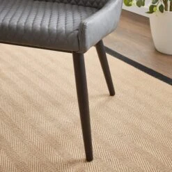 Montreal 2 Seater Dining Bench, Faux Leather, 99cm -Habitat Store 30730078 alt02