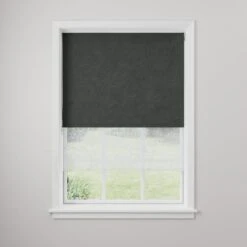 Luna Grey Blackout And Pollen Reducing Double Roller Blind -Habitat Store 30731927 alt02