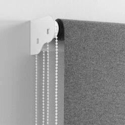 Luna Grey Blackout And Pollen Reducing Double Roller Blind -Habitat Store 30731931 alt04