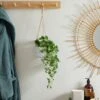 Artificial Trailing Plant In Hanging Geometric Plant Pot 2 Artificial Trailing Plant In Hanging Geometric Plant Pot -Habitat Store 30732435