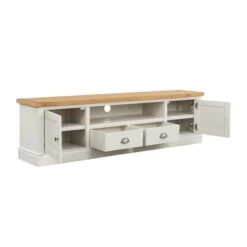 Compton Extra Wide TV Unit, Ivory For TVs Up To 80" -Habitat Store 30734322 alt03