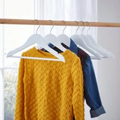 Pack Of 6 Kids Wooden Hangers -Habitat Store 30735719