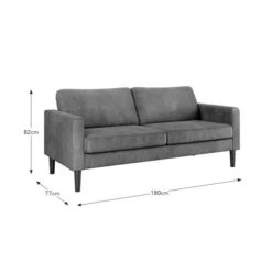 Jacob Velvet 3 Seater Sofa -Habitat Store 30745191 alt09