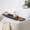 French Cane Black Bath Rack