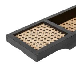 French Cane Black Bath Rack -Habitat Store 30747347 alt03