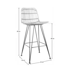 Pax Counter Height Stool, Rattan -Habitat Store 30748322 alt09