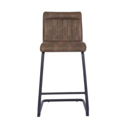 Felix Counter Height Cantilever Bar Stool, Faux Leather -Habitat Store 30748431 alt01