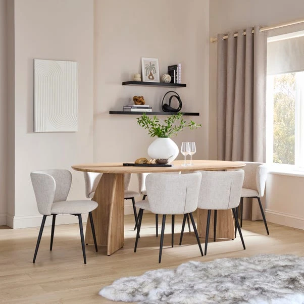 Mandy Linen Dining Chair 4 Mandy Linen Dining Chair - Image 2