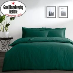 Pure Cotton Plain Dye Duvet Cover -Habitat Store 30750981