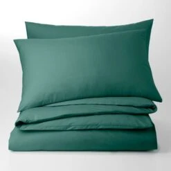 Pure Cotton Plain Dye Duvet Cover -Habitat Store 30750983 alt02