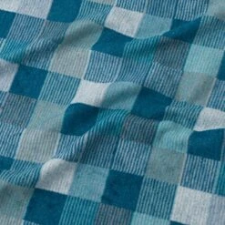 Super Soft Mini Squares Orange Throw -Habitat Store 30753838 alt02