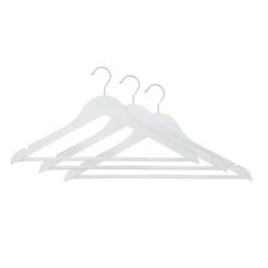 Pack Of 3 Wooden Hangers -Habitat Store 30754083 alt04