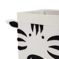 Zebra Felt Foldable Box -Habitat Store 30754134 alt03