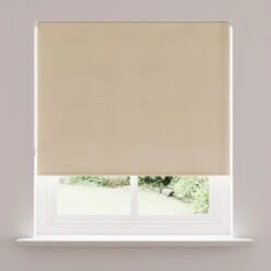 Marlie Natural Recycled Blackout Roller Blind -Habitat Store 30754406 alt02
