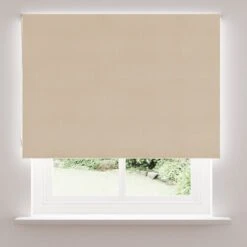 Marlie Natural Recycled Blackout Roller Blind -Habitat Store 30754406 alt03
