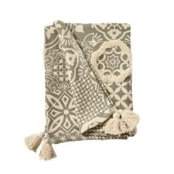 Purity Grey Tile Throw