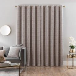 Chenille Hive Eyelet Curtains -Habitat Store 30755128 alt04
