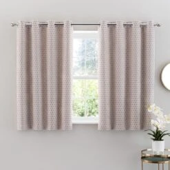 Chenille Hive Eyelet Curtains -Habitat Store 30755128 alt05