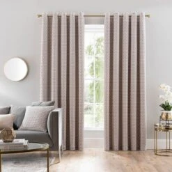 Chenille Hive Eyelet Curtains -Habitat Store 30755129