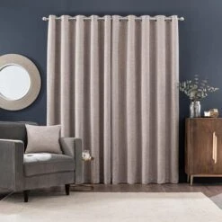 Textured Chenille Eyelet Curtains -Habitat Store 30755484 alt04