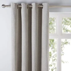 Hava Chenille Eyelet Curtains 29 Hava Chenille Eyelet Curtains -Habitat Store 30760418