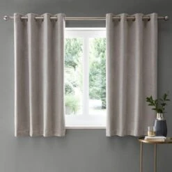 Hava Chenille Eyelet Curtains 33 Hava Chenille Eyelet Curtains -Habitat Store 30760418 alt05