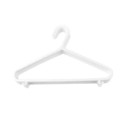 Pack Of 10 Kids Plastic Hangers -Habitat Store 30762262