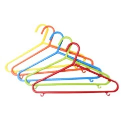 Pack Of 10 Kids Plastic Hangers -Habitat Store 30762263 alt04