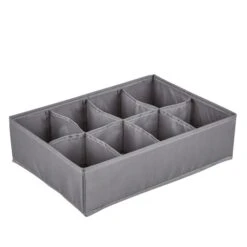 Eight Compartment Drawer Organiser Grey 8 Eight Compartment Drawer Organiser Grey -Habitat Store 30762296 alt02
