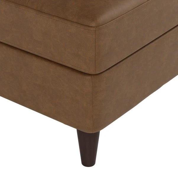 Zoe Mocha Faux Leather Storage Footstool 7 Zoe Mocha Faux Leather Storage Footstool - Image 5