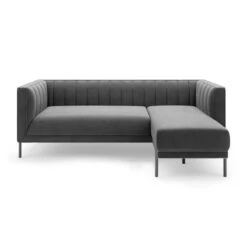 Bellamy Luxe Velvet Right Hand Corner Chaise 29 Bellamy Luxe Velvet Right Hand Corner Chaise -Habitat Store 30764600 alt02