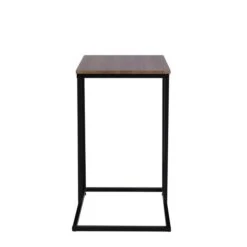 Charlie C-Shaped Side Table, Rustic Wood Effect -Habitat Store 30765712 alt04