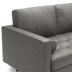 Zoe Distressed Faux Leather 3 Seater Sofa 35 Zoe Distressed Faux Leather 3 Seater Sofa -Habitat Store 30766227 alt06