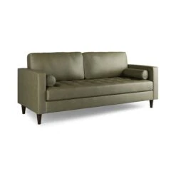 Zoe Distressed Faux Leather 3 Seater Sofa 21 Zoe Distressed Faux Leather 3 Seater Sofa -Habitat Store 30766233 alt01