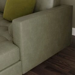 Zoe Distressed Faux Leather Corner Chaise -Habitat Store 30766235 alt05