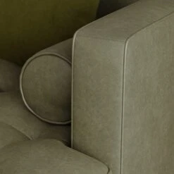 Zoe Distressed Faux Leather Corner Chaise -Habitat Store 30766235 alt06