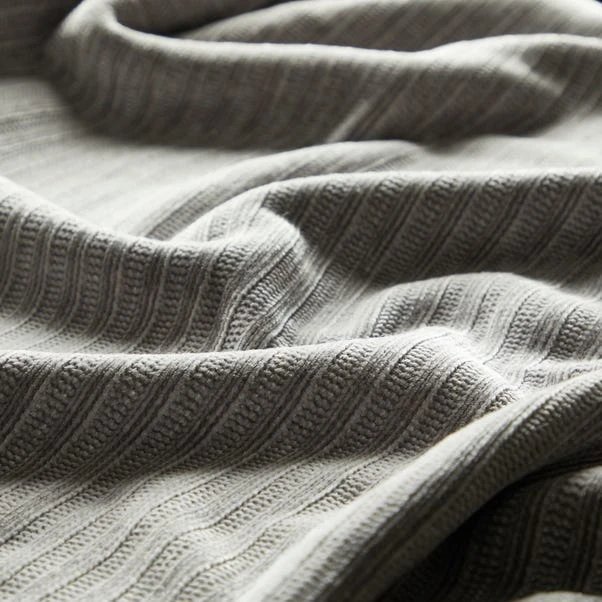 Chenille Stripe Reversible 130cm X 180cm Throw 5 Chenille Stripe Reversible 130cm X 180cm Throw - Image 3