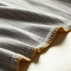 Chenille Stripe Reversible 130cm X 180cm Throw 10 Chenille Stripe Reversible 130cm X 180cm Throw -Habitat Store 30766324 alt03