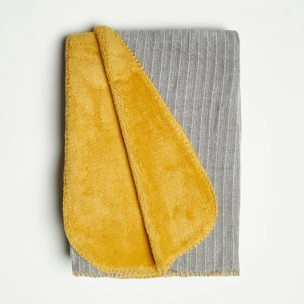 Chenille Stripe Reversible 130cm X 180cm Throw 7 Chenille Stripe Reversible 130cm X 180cm Throw - Image 5