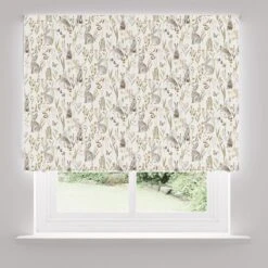 Hares Natural Blackout Roller Blind -Habitat Store 30767445 alt03