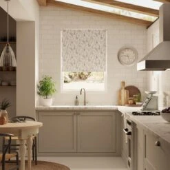 Hares Natural Blackout Roller Blind -Habitat Store 30767446 alt06