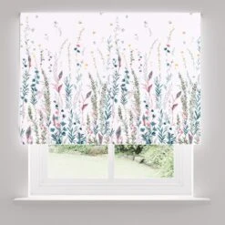 Whimsical Botanical Multi Blackout Roller Blind -Habitat Store 30767457 alt03