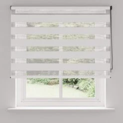 Room Darkening White Day And Night Roller Blind 25 Room Darkening White Day And Night Roller Blind -Habitat Store 30767473 alt03