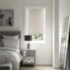 Luxe Feather Silver Blackout Roller Blind -Habitat Store 30767483